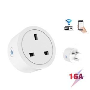 Wall Plugs Uk 220V 16A Home Universal Mini Use Tuya Smart App Wifi Remote Control Amazon Google Voice Control Smart Wall Socket Plugs