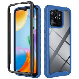 Protector de parachoques elevado de cuerpo completo 360, funda de teléfono a prueba de golpes de cristal para <span class=keywords><strong>Xiaomi</strong></span> Poco X4 X5 13T Pro para Redmi Note 13 Pro 12C 13C - Product Image 1