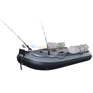 Luxury Inflatable Fishing Boat with PVC Hull Drifting Sport <b>Yacht</b> Light Weight Electric Motor - Product Image 6