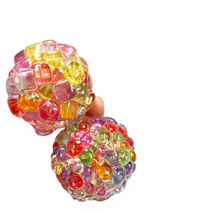 Giocattolo Antistress Creativo e Colorato: Cubetti di Ghiaccio, Palline Rumorose, Argilla Modellabile Fai-da-Te, Perline Spremibili - Product Image 1
