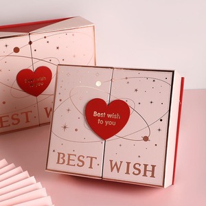 Luxury <b>Pink</b> Magnetic Box with Custom Logo Hard Paper Recycled Perfume Candy <b>Gift</b> Box - Product Image 3