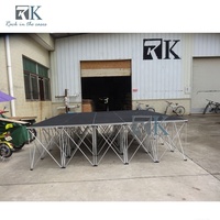 Vente directe usine : Plateforme de scène en aluminium Spider Riser Deck à installation par clés hexagonales