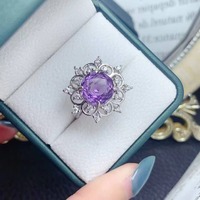 Offre Spéciale 925 argent Sterling pierre précieuse naturelle Rose coupe Fine bijoux imperméables femmes bague en gros