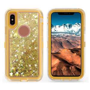 Funda líquida con purpurina personalizada a prueba de golpes Funda telefónica con purpurina líquida para Iphone Xr - Product Image 4