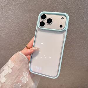 Coque de téléphone antichoc avec grande fenêtre, protection intérieure et extérieure en acrylique transparent, compatible iPhone 17/16 - Product Image 3