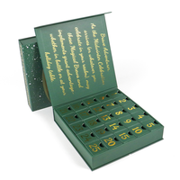 Organisateur de maquillage boîtes de rangement cosmétiques parfum blanc de luxe beauté calendrier de l'avent cadeau 25 jours boîte emballage pour soins de la peau