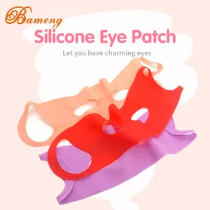 Mascarilla de silicona con logotipo personalizado, máscara de ojos naranja con imágenes respetuosas con el medio ambiente