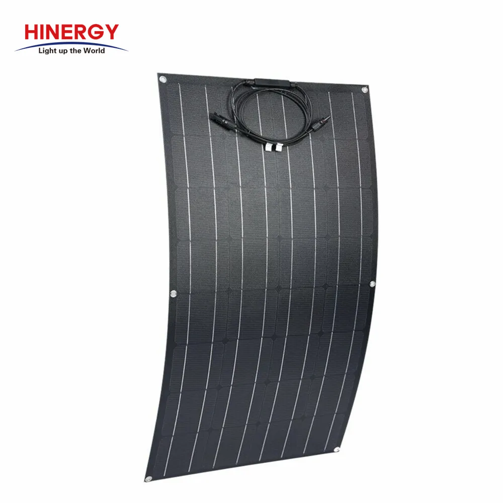 Monocristallino Cellulare 100 w 100 watt 12v Luce Semi Pannello Solare Flessibile kit per il Risparmio Caravan Case di Energia