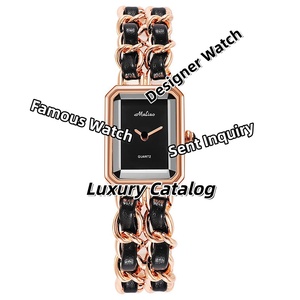 Nuovo orologio di lusso Designer di lusso orologio classico al quarzo nero orologio da polso in metallo orologio di lusso da <span class=keywords><strong>donna</strong></span> <span class=keywords><strong>orologi</strong></span> di moda - Product Image 1