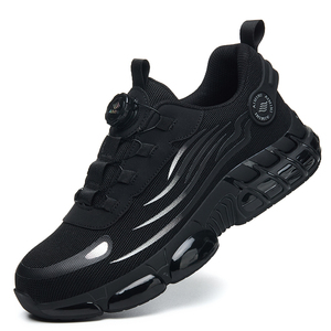 Calzado de Seguridad Deportivo Negro para Hombre, Zapatos de Trabajo Industriales Flexibles y Cómodos - Product Image 4