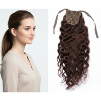 Extensions de cheveux bouclés en fibre protéinée 100% synthétique, tissage double trame, application facile, poids unitaire 100g, marque Shangkai