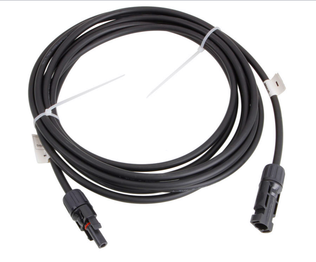 TUV CE Extension Cable 12v Dc for 60w Panel Solar Panel Cables 1*4mm2