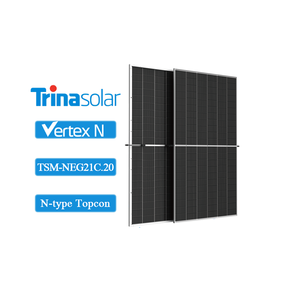 แผงโซลาร์เซลล์ Tsm-neg21c.20 Trina Solar <span class=keywords><strong>Vertex</strong></span> N Type 700w กำลังไฟฟ้า 670w 680w 690wp 700 วัตต์ ราคาแผงพลังงานแสงอาทิตย์ - Product Image 1