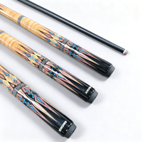Barang Baru Terlaris XIKUNO 1/2 Split Center Joint Snooker Cue Fiberglass Aluminium Alloy Joint Panjang 147cm Premium Billiard Cue
