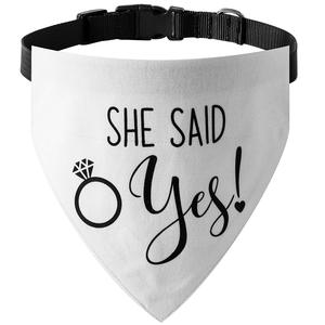 Tanpopo Engagement <span class=keywords><strong>Best</strong></span> Dog <span class=keywords><strong>Collar</strong></span> Bandana Ajustable Gato Hebilla de liberación rápida Tamaños pequeños a grandes <span class=keywords><strong>Collar</strong></span> para mascotas - Product Image 5