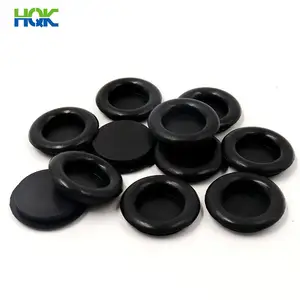 Factory Direct Sales Single-sided Protective Coil Rubber Seal Ring Wire Protection Sleeve Hole Plug Rubber Grommet