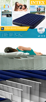 C02 INTEX 64759 Aufblasbare Camping-Luftmatratze Familien-Dura-Beam Luftbett für Camping und Schlafzimmermöbel Queen-Luftbett