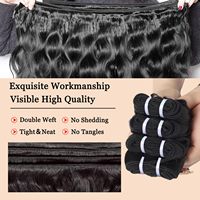 Extensiones de Cabello Humano Ondulado 15A, Cabello Virgen Vietnamita 100% Sin Procesar, Extensiones de Cabello Remy Completas y Gruesas para Mujer