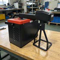 Mesin Penanda Laser Portabel 20w Presisi Tinggi, Mesin Pengukir Laser Praktis untuk Logam, Plastik, dan Peralatan, Desain Genggam