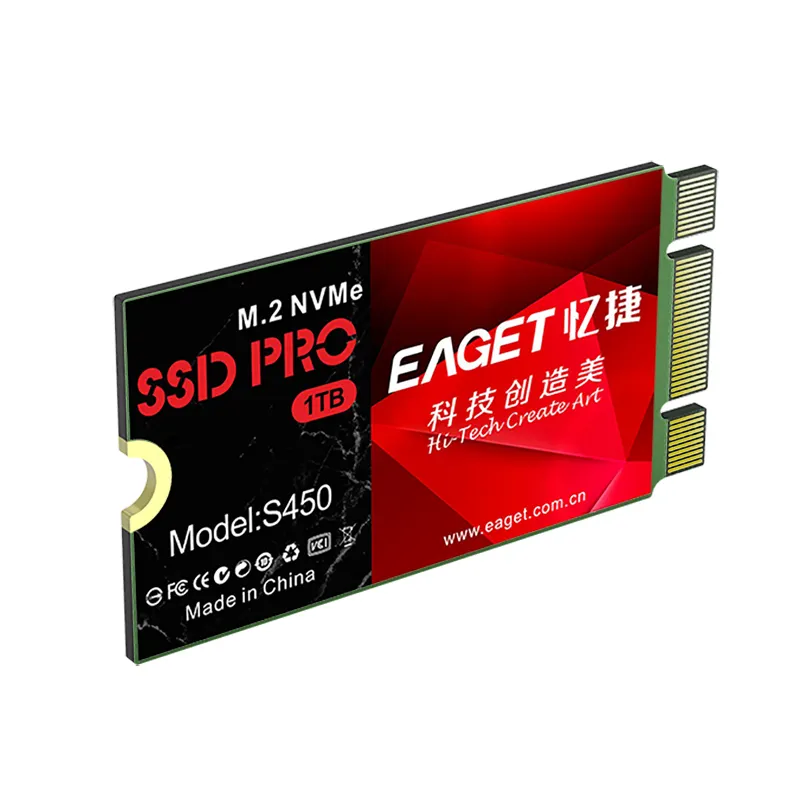 Eaget S450 M2 256Gb 512Gb 1Tb Pcie Nvme 2242 Mm M.2 Ssd Interne Solid State Disk Drive harde Schijf Voor Laptop Desktop 128Gb Ssd