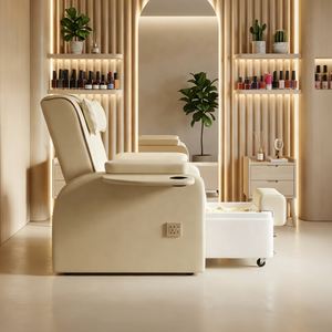 Sillones <span class=keywords><strong>de</strong></span> <span class=keywords><strong>Manicura</strong></span> <span class=keywords><strong>de</strong></span> Lujo Multifuncionales, <span class=keywords><strong>Spa</strong></span> para Pies, Silla <span class=keywords><strong>de</strong></span> Pedicura y Masaje Reclinable Eléctrica Personalizada para Salón <span class=keywords><strong>de</strong></span> <span class=keywords><strong>Uñas</strong></span> - Product Image 2