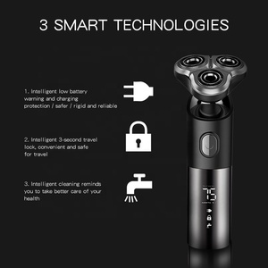 Étanche Mini <span class=keywords><strong>Rasage</strong></span> Machine Rechargeable Rasoir Lame De Rasoir Portable Triple Lames Rasoir <span class=keywords><strong>Électrique</strong></span> pour Hommes Usb Mâle Visage ABS - Product Image 3