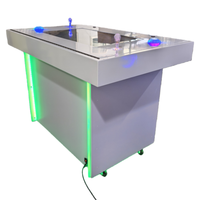 Machine de jeu d'arcade à écran incurvé et joystick, à monnayeur, avec cabinet vertical blanc