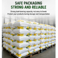 Sacs tissés en polypropylène laminés BOPP de 25 kg et 50 kg, imprimés sur mesure, pour l'emballage du riz, de la farine, du maïs et des engrais - Fabricant