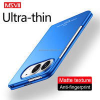 Coque de protection arrière pour Apple iPhone Duo, ultra-fine, mate, en PC rigide, anti-traces de doigts, antichoc, pliable, étui pour téléphone Duo