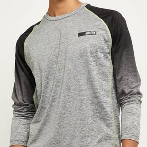 Meilleure qualité hommes décontracté coupe ajustée col rond manches longues T-Shirts à la mode couleur unie 100% coton manches longues - Product Image 3