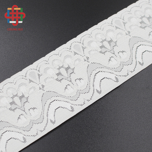 Su misura Jacquard Lingerie pizzo Anti-sfregamento della coscia elastico Trim a maglia per biancheria intima calze di seta - Product Image 3