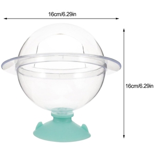 Hamster Salle De Bains <span class=keywords><strong>Sable</strong></span> Boîte De Bain Baignoire Tournante Intérieure pour Gerbilles Cochons D'Inde Splash Pet - Product Image 5
