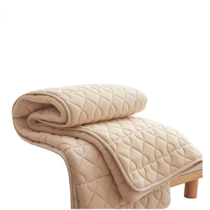 Hochwertiger Polyester-Baumwoll-<span class=keywords><strong>Clip</strong></span> Wasserdichter Weicher Kissenauflage für Studentenwohnheim Einzelbett Matratzenschoner - Product Image 1