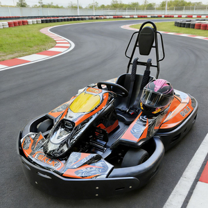 Karts à essence commerciaux personnalisés pour adultes, chaîne <span class=keywords><strong>4</strong></span> <span class=keywords><strong>temps</strong></span> 270cc, vitesse maximale 70 km/h, pour compétitions de course en circuit - Product Image 1