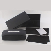 Lunettes de soleil à tiroir de luxe, boîte d'emballage, lunettes de soleil Eva, pochette à bas quantité minimale de commande imprimée personnalisée et grands étuis à lunettes rigides en tissu, vente en gros