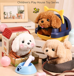 ของเล่นสุนัขหุ่นยนต์ AI แบบไฟฟ้า เดินได้ ตุ๊กตาสัตว์แบบอินเทอร์แอคทีฟ ดีไซน์ปรับแต่งได้ ตุ๊กตาสัตว์เลี้ยงสำหรับเด็กชายหญิง ของขวัญวันเกิด - Product Image 1