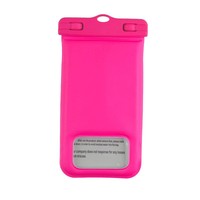 En gros coloré pvc universel ipx8 flottant étanche téléphone sac pochette étui pour plongée plage