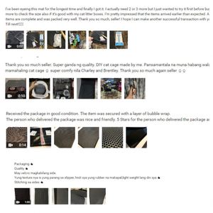 Bac à litière pour chat en EVA, amovible et lavable, anti-dérapant, pliable, double couche, tapis pour litière pour chat - Product Image 5