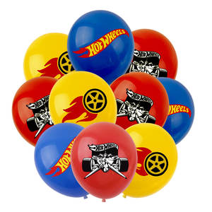 New <strong>Hot</strong> Wind Fire <strong>Wheel</strong> Car Theme <strong>Party</strong> Decoration Boys' Happy <strong>Birthday</strong> <strong>Party</strong> <strong>Wheels</strong> Flag Pulling Balloon Cake Insert Set - Product Image 3