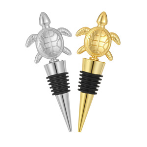 Turtle Wine <b>Stopper</b> Gold And Silver Alloy Bottle Seal For Wine Preservation Party Gift - Product Image 3