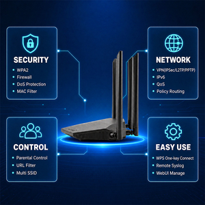 <span class=keywords><strong>Router</strong></span> WIFI6 AX1800 Usado, 1GE WAN+4GE Gigabit, 2.4G 5G Inalámbrico de Doble Banda, <span class=keywords><strong>Router</strong></span> WIFI 6 Inteligente con Chip BCM, <span class=keywords><strong>Tplink</strong></span> - Product Image 3