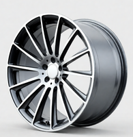 Jantes de voiture de course forgées 17 18 19 20 21 22 23 24 pouces pour Mercedes-Benz T466 ET45 CB66.6 GUN METAL MACHINE FACE