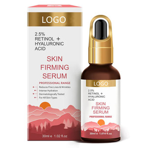 Suero Reafirmante de Piel Antienvejecimiento de Marca Privada al 2.5% para Reducir Poros, Suero Facial Líquido Blanqueador con Vitamina <span class=keywords><strong>E</strong></span>, B5 y <span class=keywords><strong>Aloe</strong></span> <span class=keywords><strong>Vera</strong></span> - Product Image 1