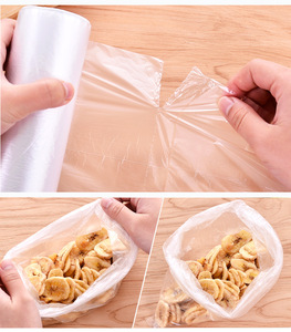 Sac de courses biodégradable en PE de haute qualité avec soufflet latéral, en rouleau continu pour l'emballage – Offre Spéciale - Product Image 3