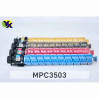 Cartucho de Tóner a Todo Color MPC3503 de Fábrica YX OEM, Compatible con Ricoh Lanier Savin MP C3003/C3004/C3503/C3504