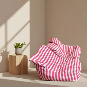 Housse de <span class=keywords><strong>pouf</strong></span> flottant d'extérieur personnalisée, imperméable, anti-UV, à rayures, pour <span class=keywords><strong>piscine</strong></span> et plage, sans rembourrage - Product Image 1