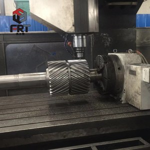Fabricante de Ejes de Engranajes Grandes de Luoyang, Eje Estriado Grande No Estándar OEM, Forjado y Estructura Roscada, Venta Directa - Product Image 5