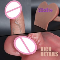 Dildo Realista con Fuerte Ventosa, Juguete Sexual para Adultos, Dildo Manos Libres con Textura de Piel Realista y Venas para Mujeres y Parejas