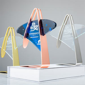 カスタムブラックベーススターラウンドハートレジンアワードスタチューファンタジー卓球フットボールリーグクリスタルトロフィー - Product Image 4