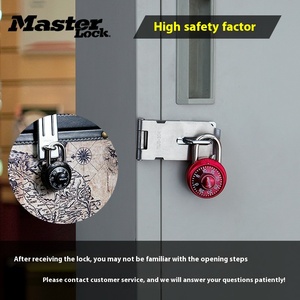 <span class=keywords><strong>Cadenas</strong></span> à <span class=keywords><strong>combinaison</strong></span> rotative en acier American <span class=keywords><strong>Master</strong></span> Lock, étanche IP65, finition polie, petit <span class=keywords><strong>cadenas</strong></span> pour casier de gym, dortoir d'étudiant - Product Image 3